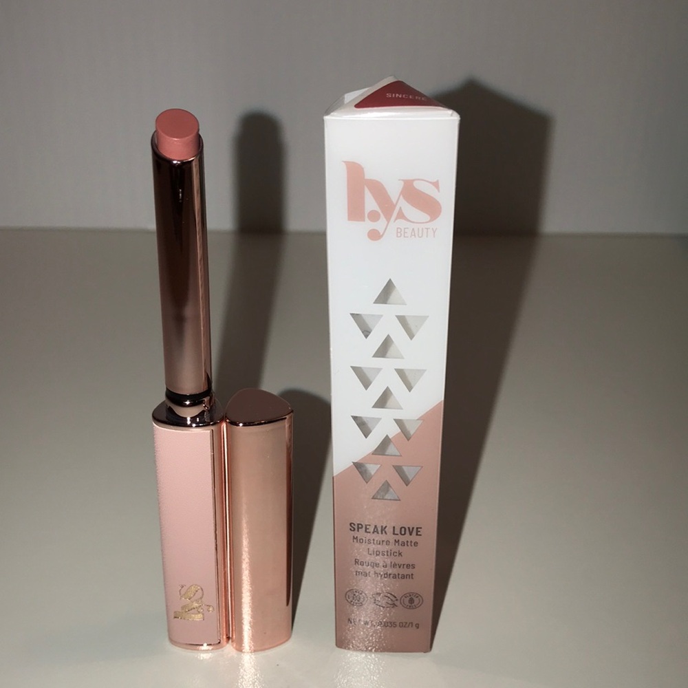 Lys Beauty speak love moisture matte lipstick in speak love NEW